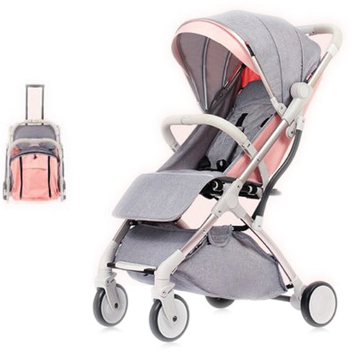 Lightweight folding baby Stroller 2 in 1 aluminum alloy can be on the airplane children baby pram