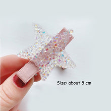 Load image into Gallery viewer, Children Crystal Rhinestones Shiny Star Hairgrips Baby Hair Pins Girls Hair Accessories Star-Shape Lovely Style Snap Hair Clips