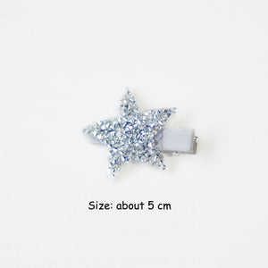 Children Crystal Rhinestones Shiny Star Hairgrips Baby Hair Pins Girls Hair Accessories Star-Shape Lovely Style Snap Hair Clips