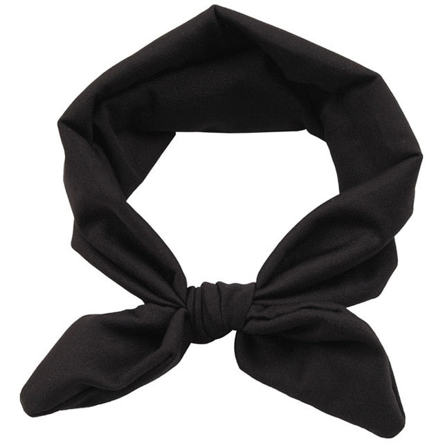 Cute Baby Kids Headband Bow For Girl Rabbit Ear Hairbands Knot Kids Turbans Faixa Cabelo Para Bebe Accessoire Children Headband