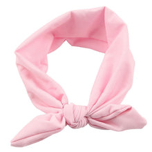 Load image into Gallery viewer, Cute Baby Kids Headband Bow For Girl Rabbit Ear Hairbands Knot Kids Turbans Faixa Cabelo Para Bebe Accessoire Children Headband