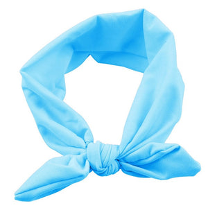 Cute Baby Kids Headband Bow For Girl Rabbit Ear Hairbands Knot Kids Turbans Faixa Cabelo Para Bebe Accessoire Children Headband