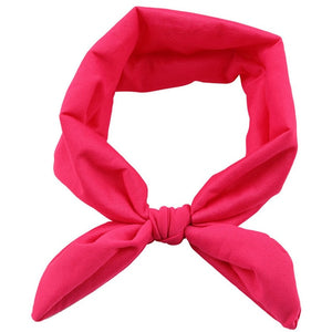 Cute Baby Kids Headband Bow For Girl Rabbit Ear Hairbands Knot Kids Turbans Faixa Cabelo Para Bebe Accessoire Children Headband
